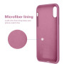 Husa protectie pentru iPhone Xr, ultra slim din silicon Mov Inchis,silk touch, interior din catifea