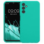 Husa de protectie din Silicon cu Microfibra la interior compatibila Samsung Galaxy A05S, Verde Menta