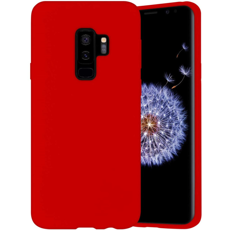 Husa Silk Touck Rosu Samsung Galaxy S9+ qs