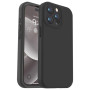 Husa de protectie din silicon pentru Apple iPhone 11, SoftTouch, interior microfibra, Negru