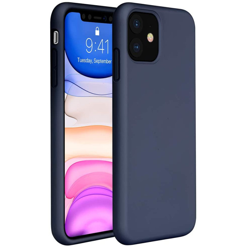 Accesoriu Husa Silk Touck Bleumaren Apple IPhone 11