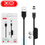 Cablu magnetic XO-NB128 3 in 1 cu mufa Type-C, Lighting, Micro USB