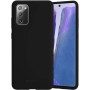 Husa protectie pentru Samsung Galaxy A52 ultra slim din silicon Negru,silk touch, interior din catifea