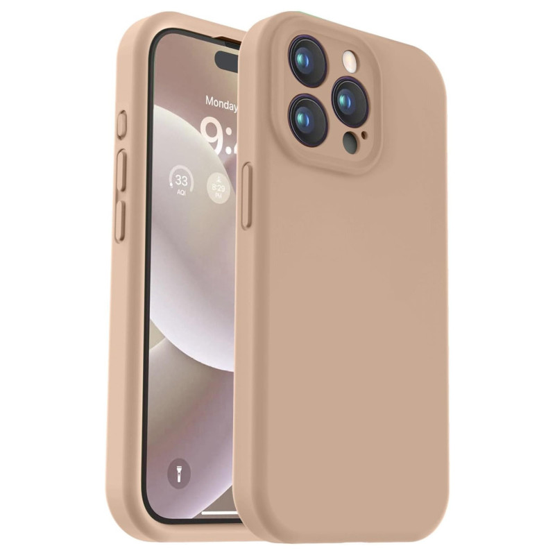 Accesoriu Husa SoftTouch Bej Apple IPhone 7 Plus