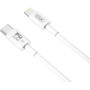 Cablu transfer date si incarcare XO NB-Q189A tip Lightning - USB-C PD20W 1m, Alb