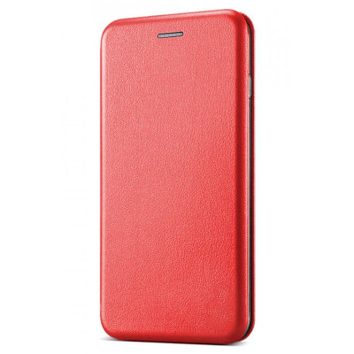 Husa de protectie tip carte pentru Xiaomi Redmi 13C, Inchidere magnetica, Rosu