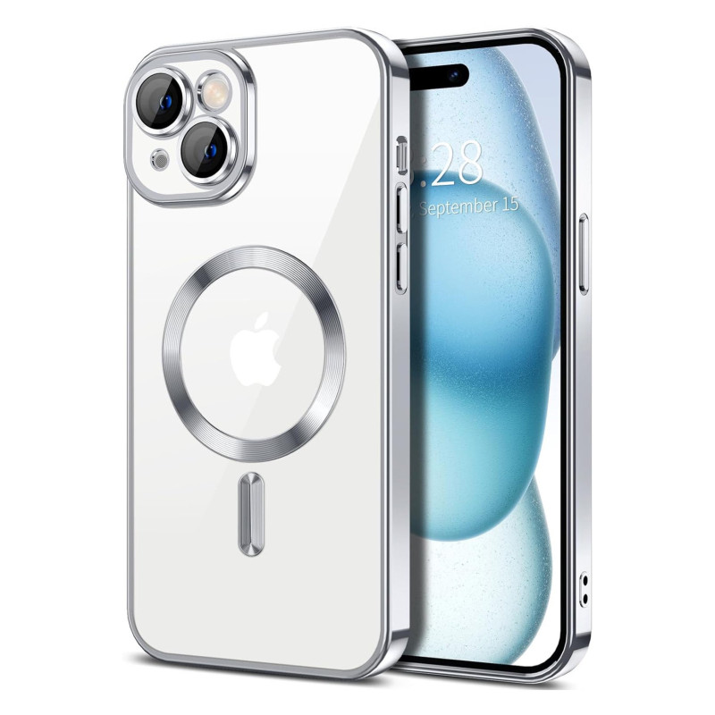 Husa Protectie Totala Argintiu Apple iPhone 15 3rq