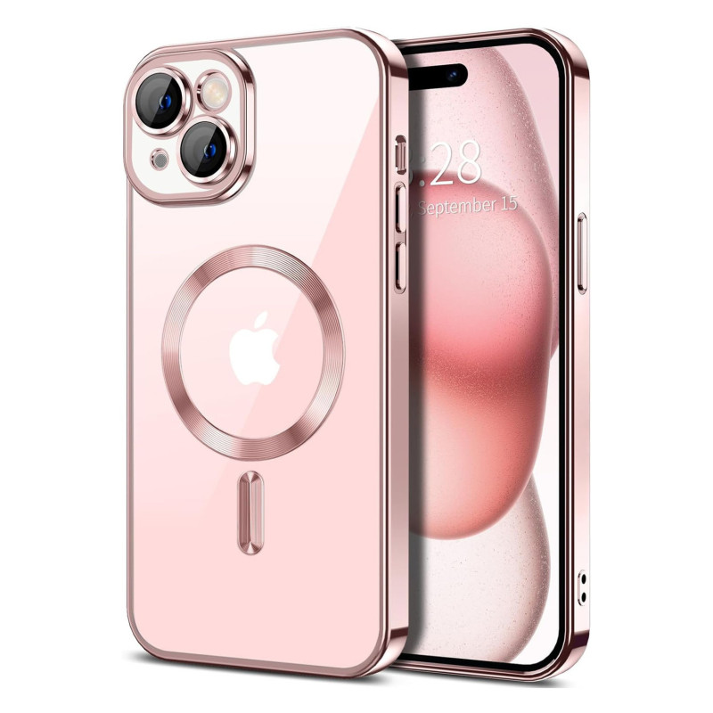 Husa Protectie Totala Rose Apple iPhone 15 3rv