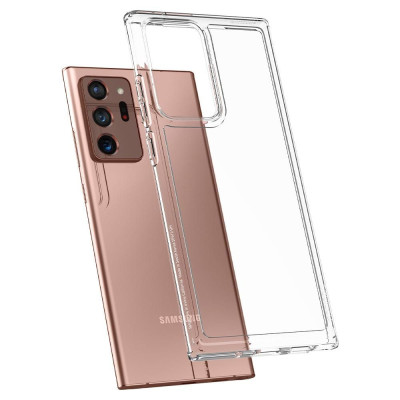 Husa de silicon transparent rezistenta la shock-uri, compatibila cu Samsung Note20 Ultra