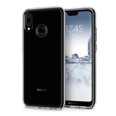 Husa de silicon transparent rezistenta la shock-uri, compatibila cu Huawei P20 Lite