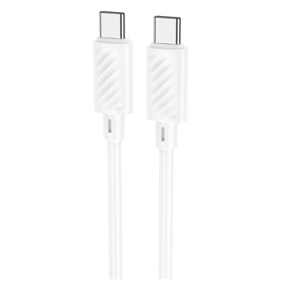 Cablu Date si Incarcare Hoco X88 USB-C la USB-C 60W, 1m, Alb