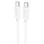 Cablu Date si Incarcare Hoco X88 USB-C la USB-C 60W, 1m, Alb