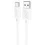 Cablu Date si Incarcare Hoco X88 USB-A la USB-C 3A, 1m, Alb