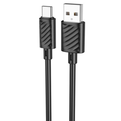 Cablu Date si Incarcare Hoco X88 USB-A la USB-C 3A, 1m, Negru