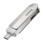 Stick Memorie USB 3.0 - Tip-C Hoco UD10 - 32GB, Argintiu