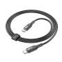 Cablu transfer date si incarcare Hoco U120 USB-C - USB-C QC3.0 60W 3A 1.2m, Negru