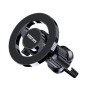 Suport Auto Magnetic Kakusiga KSC-1164 Prindere Clema Grila Ventilatie, 360° Magnetic Ring, Negru