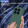 Husa de protectie din Silicon cu Microfibra la interior compatibila Xiaomi 14 Pro, Verde inchis