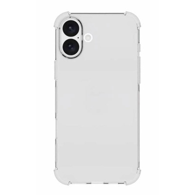 Husa de protectie din Silicon Shockproof pentru Apple iPhone 16, Transparent