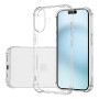 Husa de protectie din Silicon Shockproof pentru Apple iPhone 16, Transparent