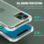 Husa de protectie din Silicon Shockproof pentru Apple iPhone 16 Pro, Transparent