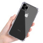 Husa de protectie din Silicon Shockproof pentru Apple iPhone 16 Pro, Transparent