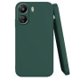 Husa de protectie din Silicon cu Microfibra la interior compatibila Redmi 13C 4G, Verde inchis