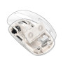 Mouse Wireless Hoco GM29 Cristal 1600 DPI - Alb