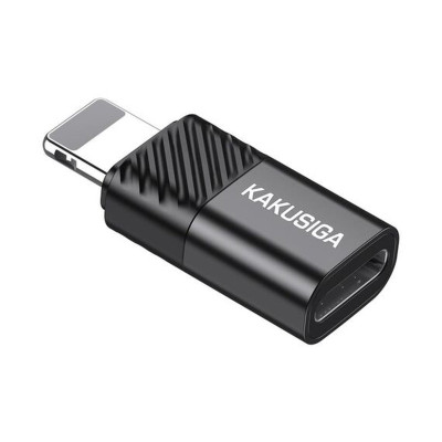 Kaku KSC-1408 Adaptor OTG Transfer, USB-C la Lightning, Negru