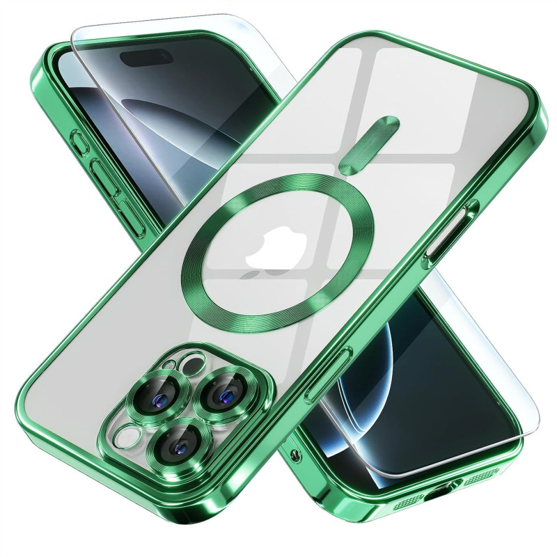 Husa Protectie Totala Verde Apple iPhone 16 Pro hqs