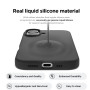 Husa de protectie din Silicon cu Microfibra la interior compatibila iPhone 16, Negru