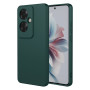 Husa de protectie din Silicon cu Microfibra la interior compatibila Oppo Reno11 F 5G, Verde inchis