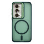 Husa de protectie din silicon CasePro Camera Bracket Magnetic cu protectie pentru camere pentru Samsung Galaxy S24 - Verde