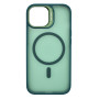 Husa de protectie din silicon CasePro Camera Bracket Magnetic cu protectie pentru camere pentru Apple iPhone 12 - Verde