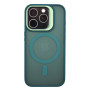 Husa de protectie din silicon CasePro Camera Bracket Magnetic cu protectie pentru camere pentru Apple iPhone 12 Pro - Verde