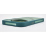 Husa de protectie din silicon CasePro Camera Bracket Magnetic cu protectie pentru camere pentru Apple iPhone 15 Plus - Verde