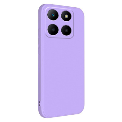 Husa de protectie din Silicon cu Microfibra la interior compatibila Honor X8A, Lilac