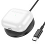 Incarcator Wireless Hoco CW50 15W Fast Charging Compatibil Apple - Negru