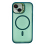 Husa de protectie din silicon CasePro Camera Bracket Magnetic cu protectie pentru camere pentru Apple iPhone 16 Plus - Verde