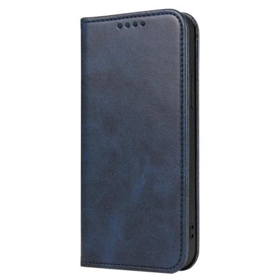 Husa Eleganta de protectie tip carte pentru Samsung Galaxy A55, Inchidere magnetica, Bleumaren