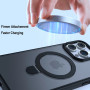 Husa Din Silicon Magnetic Ring Stand cu set de protectie pentru camere cadou, compatibila Samsung Galaxy S23 - Albastru