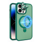 Husa Din Silicon Magnetic Ring Stand cu set de protectie pentru camere cadou, compatibila Samsung Galaxy S23 Plus - Verde