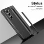 Husa Piele Ecologica cu S-Pen compatibila cu Samsung Galaxy Z Fold6 - Negru