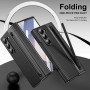 Husa Piele Ecologica cu S-Pen compatibila cu Samsung Galaxy Z Fold6 - Negru