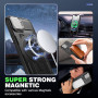 Husa Protectie UrbanMag Armor MagCase Metal Camera Protection KickStand pentru Apple iPhone 15