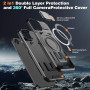 Husa Protectie UrbanMag Armor MagCase Metal Camera Protection KickStand pentru Apple iPhone 15