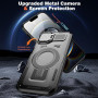 Husa Protectie UrbanMag Armor MagCase Metal Camera Protection KickStand pentru Apple iPhone 16