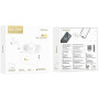 Casti Audio Bluetooth 5.3 ANC Hoco EW56 Plus - Alb