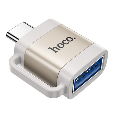 Adaptor OTG Hoco UA31C USB-A la USB-C - Gri