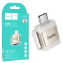 Adaptor OTG Hoco UA31C USB-A la USB-C - Gri